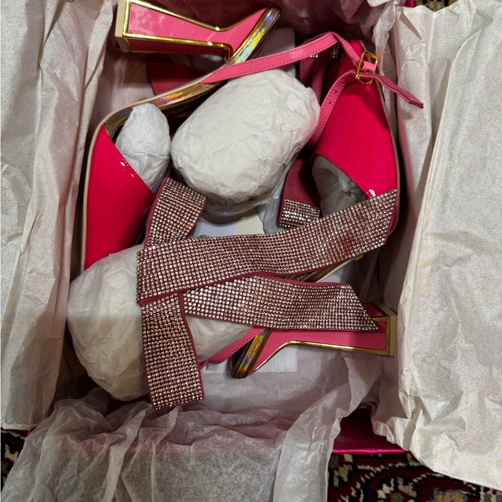 Kat Maconie Yasmina leather heels, 👠 like new in box, size 38 European (7 US) - Picture 12 of 14